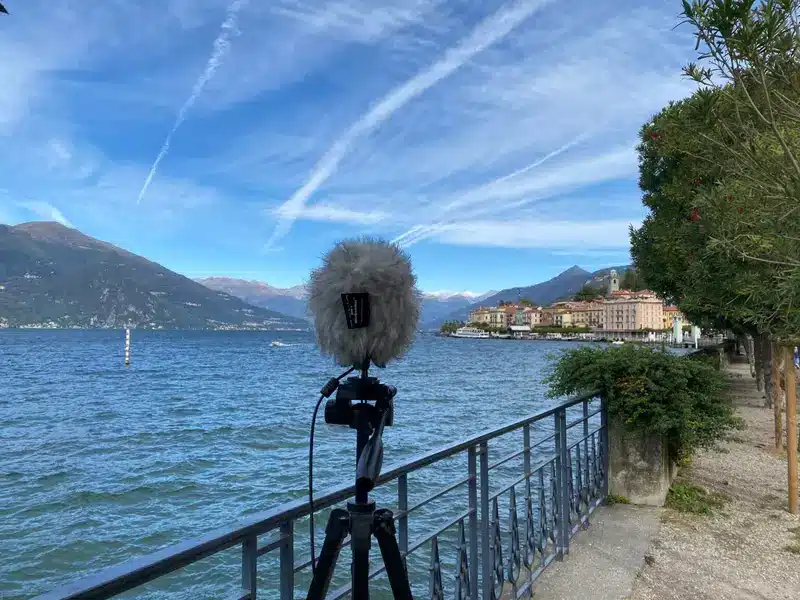 Why Nature Sounds Feel More Real in 3D, And What That Does to Your Body 3 Recording at Lake Como